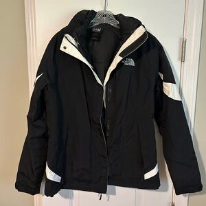 The North Face Black and White Ski Jacket for Ultimate Winter Performance